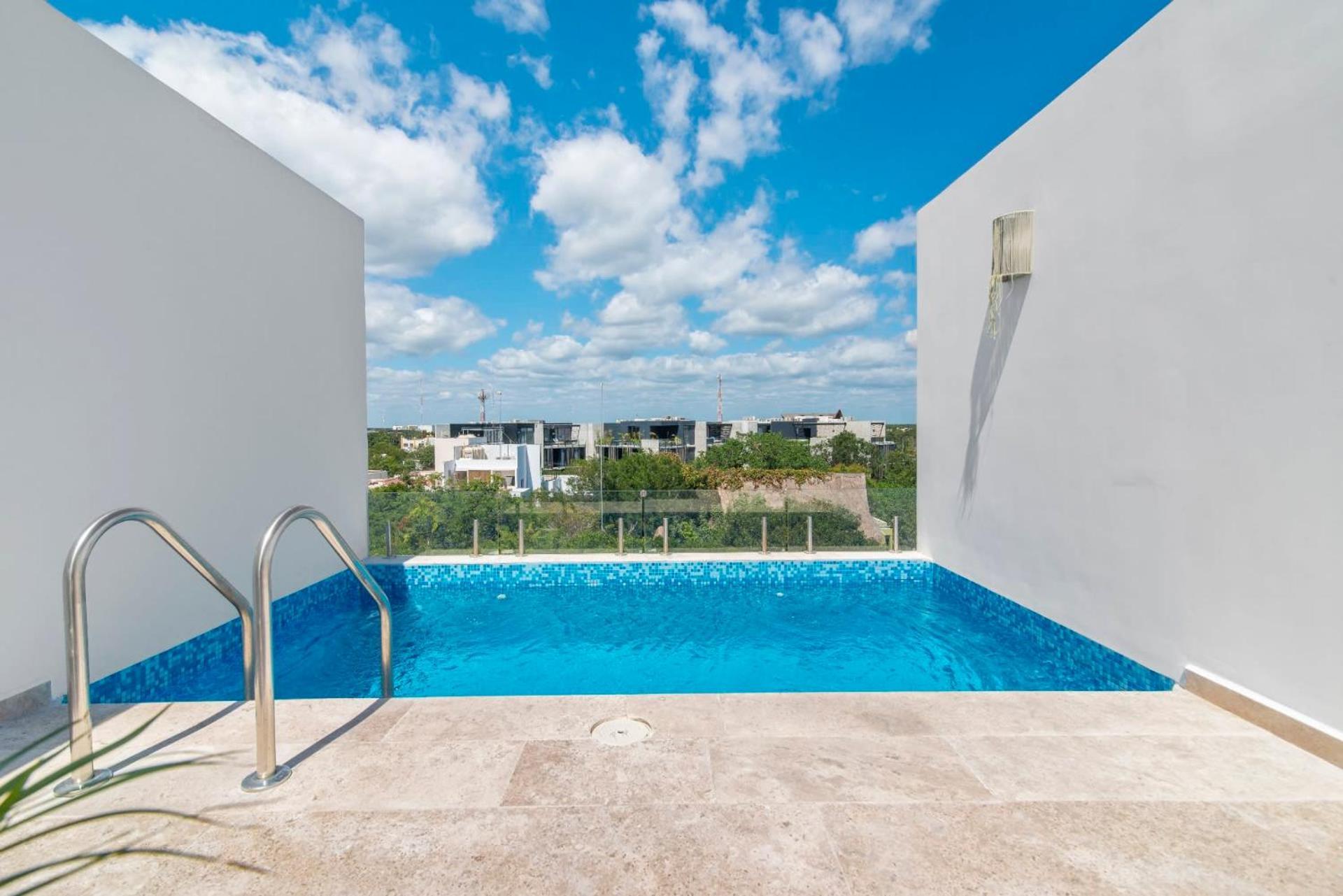 Serenity In The Sky - Studio With Rooftop And Plunge Pool Daire Tulum Dış mekan fotoğraf